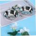 CIYODO 5 Pcs Vinegar Soy Toy Sauce Dishes Tray Vinegar Dish Spicy Soy Sauce Dishes Vinegar Soy Dish Silver - Buy Online on SooperMarket.com