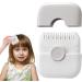 1pc Split Ends Hair Trimmer for Women 2 in 1 Mini Portable Cute Hair Brush Detachable Dustproof Knob Adjustable Stainless Steel Slicer Hair Clipper Grey - Buy Online on SooperMarket.com