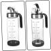 Alipis 3pcs Automatic Opening and Closing Oiler Glass Vinegar Pot Oil Container Syrup Bottle Soy Sauce Bottle Vinegar Container Soy Sauce Container Oil Bottle Stainless Steel Olive Oil Pp 22X7X7CMx3pcs As Shownx3pcs - Buy Online on SooperMarket.com