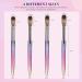 Saviland Acrylic Nail Brush Set - 4 Pcs Multicolored Acrylic & Gel Brushes (Size 10/12/14/16) for Nail Art - Perfect Gift for Women - Buy Online on SooperMarket.com