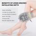 ENESNES 2-in-1 Exfoliating Glove for Body Scrubbing and Dead Skin Removal - Beige - Buy Online on SooperMarket.com