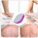 Portable Crystal Hair Eraser - Painless Hair Remover for Men & Women | Fast & Easy Hair Removal Epilator | Soft Smooth Silky Skin | Rose Red/Purple - Buy Online on SooperMarket.com