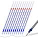 VIKROM 100 PCS Silver Fabric Markers for Sewing for Pencil Fabric Pens for Sewing | Refills Tailor Pencil for Quilting Ink Pen for Fabric Pencil for Cotton  Silk  Jeans  Leather