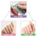 Handle Grip Nail Brush - Fingernail and Toe Cleaning Brushes for Men and Women - 6 Pack (Multicolor) - Buy Online on SooperMarket.com