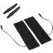 USB Carbon Fiber Heating Element Pillows - Washable Foldable Foot Warmers | 5V Electric Heating 19.6 x 6 cm Black - Buy Online on SooperMarket.com
