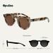 Opulize Rio UV400 Sun Reading Glasses - Glossy Light Brown Tortoise Frame for Men & Women - Spring Hinges - S53-1 +1.00 Dioptre - Buy Online on SooperMarket.com