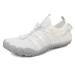 Ziitop water shoes for women and men barefoot shoes unisex bathing shoes quickly drying beach shoes light fitness shoes soft surf shoes pool shoes for diving surfing hiking yoga (36-46 EU) 39 EU white gray