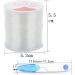 Nylon Elastic String for Jewelry Making - 0.8mm Clear Cord 100M Crystal - DIY Bracelet and Necklace Stretchy Thread - Buy Online on SooperMarket.com