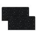ZATOOTO Car Side Window Sun Shade Magnetic Blackout Car Window Shade for Baby Privacy Car Curtains with UV Protection 100 * 50cm 2PCS Black 50*100cm Black star