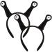 Lezevn 2 Pieces Snail Antenna Plush Headband Snail Costume Accessories Masquerade Party Cosplay Fancy Dress Photo Props