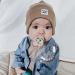 Kowlone Silicone Dummy Clip for Baby Boys and Girls - Teething Holder Unisex Pacifier Chain (Grey Green) - Buy Online on SooperMarket.com