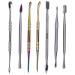 COHEALI Model Kit Model Kit Rings Stainless Steel Jewelry Kits 1 Set 7pcs Stainless Steel Ear Pick Ear Spoon Ear Cleaning Tool Wax Carving Tools Rings Stainless Steel Clay Set Candle Kit Candle Kit As Shown 0.6x12.2cm
