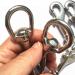 Long Buy Swivel Eye Bolt Snap Hooks  Stainless Steel 316 Marine Grade Scuba Diving Clip  Snap Bolt Trigger Chain Clip  Single Ended Trigger Clasp Pet Buckle  80mm  90mm  101mm  Heavy Duty 3Pcs 80mm - Buy Online on SooperMarket.com