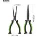 Booms Fishing F03 Needle Nose Fishing Pliers  7" or 9" Fisherman's Pliers  Long Nose Hook Remover  Saltwater Resistant Fishing Gear A: 9" Split Ring Nose - Buy Online on SooperMarket.com
