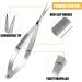 DARENYI Professional Stainless Steel Curved Cuticle Scissors | Eyebrow, Eyelash, Pedicure, Nose Hair, Beard Grooming Tool - Buy Online on SooperMarket.com