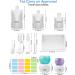 Pnyxeass 20 Pack TSA Approved Travel Containers | Leak-proof Toiletry Bottles | Portable Squeeze Pouches for Shampoo, Conditioner, Lotion | Travel Accessories - Buy Online on SooperMarket.com