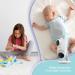 Hubble Connected Dual Camera Baby Monitor with AI Motion Tracking and Night Vision - 5 Screen, Remote Pan Tilt Zoom, Room Temperature Sensor - Buy Online on SooperMarket.com