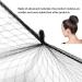 100 Pcs Hair Nets - Invisible Elastic Edge Mesh for Wig & Bun Fixation - Black Ladies Hair Accessories - Buy Online on SooperMarket.com