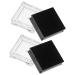 Lurrose accessories 4er-box eyeshadow box blushing powder cosmetics make-up palette travel containers highlighter palette magnetic filing mini lipstick lipstick box travel plastic empty