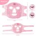 CONBELLA Pink Cooling Face Mask for Dark Circles, Puffiness, Migraines, Headache, Stress, Redness, Acne - Hot/Cold Therapy for Women and Men - Buy Online on SooperMarket.com