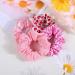 Valentine Pink Hair Scrunchies Set - 4pcs Galentine Hair Ropes & Ties | JHV31 - Buy Online on SooperMarket.com