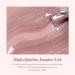 9D Cateye Gel Nail Polish - Nude Sheer Pink with Silver Glitter - 15ml Single Bottle with Magnet Stick - UV/LED Curing - Soak Off - Home Salon - Buy Online on SooperMarket.com