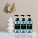 3 Pack - 500ml Empty Pumping Bags | Blue Shampoo Bottle Pump Dispenser | Ideal for Shower & Body Soap - Buy Online on SooperMarket.com