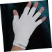 OSALADI 1 Pair Uv Gloves Womens Gloves Nail Lamp Light Nail Gel Uv Hand Protection Gloves for Nails Uv Manicure Gloves Summer Beach Gloves Professional Protection Fingerless Gloves Shield 19.5x8cm White - Buy Online on SooperMarket.com