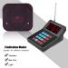 ASHATA Restaurant Paging System - Wireless Call Coaster Pagers - Guest Waiting Pager - 10 Coaster Pager Call Button Keypad - Built-in Antenna - Black - Buy Online on SooperMarket.com