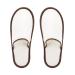 Frcctre 15 Pairs Non-Slip Disposable Spa Slippers for Women & Men - Beige/Brown Edge - Buy Online on SooperMarket.com