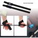 BEAST RAGE Weight Lifting Straps - Padded Wrist Support for Gym Bodybuilding - Non Slip Dumbbell Bar Wraps for Power Deadlift - Advanced Grips for Heavy Duty Exercise - Black - Buy Online on SooperMarket.com