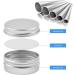 Aluminum Tins - Sopito 24 Pack 15ml Empty Round Tins for Lip Balm Cosmetics Mini Candles & Crafts - Buy Online on SooperMarket.com