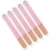 5pcs Glitter Crystal Lip & Eye Shadow Brush Set - Soft Portable Brushes for Lip Smudge & Under Eye Concealer Makeup - Travel Essentials - Buy Online on SooperMarket.com