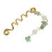 Exquisite Green Hair Dreadlock Jewelry - Large Alloy Braiding Rings (5 Pieces) for Parties | Fast International Shipping - Buy Online on SooperMarket.com