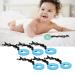 10PCS Kids Chewing Pendant Chew Sensory Necklace - Dark Blue | Silicone Teething Pain Relief for Children - Low Temp Resistant - Buy Online on SooperMarket.com