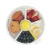 GoBe Kids Large Snack Spinner Bundle with Hand Strap and Sticker Sheet - Reusable Snack Container with 4 Compartment Dispenser & Sliding Door | BPA and PVC Free | Dishwasher Safe | No Spill Leakproof Lemon Yellow Large