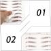 Baluue 30 Pcs Eyebrow Stickers Brown Eyebrow Sticker Makeup Stickers Brown Eyebrow Tattoos Eyebrows Soy Ink - Buy Online on SooperMarket.com