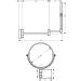 Hansgrohe AddStoris Shaving Mirror Matt White 41791700 - No LED Light - Buy Online on SooperMarket.com