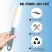 Extra Sticky Foot Roll Lint Roller - 6 Rolls (60 Sheets Each) with Dust Cover | Ideal Pet Hair Remover for Clothing Sofa & Bed - Buy Online on SooperMarket.com