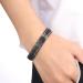 MagEnergy Men's Titanium Steel Magnetic Bracelet 8.5 - Adjustable, Gold Black - Buy Online on SooperMarket.com