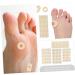 KOMBIUDA 4sheets Latex Corn Stickers Stickers Toe Corn Pad Corn Pads for Toe Cushions Toe Separator Gel Corn Toe Corn Remover Toe Pad Bunion Pads Foot Patch Latex Sponge Feet - Buy Online on SooperMarket.com