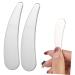 HAPINARY 2pcs Cosmetic Spatula Face Cream Spatula Esthetician Supplies Face Spatula Lip Balm Spatula Mini Spatula for Cosmetics Face Cream Scoop Makeup Spatula Skincare Spatula Beauty Scoop
