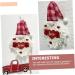 Cabilock 4pcs Faceless Old Man Pendant Ornament Desk Gnome Doll Valentines Day Gnome Household Wreath Elder - Buy Online on SooperMarket.com