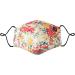Novotel Face Mouth Cover Reusable Washable Cotton Half Cloth Face Adjustable Ear Loops Orange Flower - Buy Online on SooperMarket.com