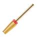 BNG 5 in 1 Carbide Nail Drill Bit Fast Remove Acrylic & Hard Gel Professional 3/32" Electric Nail Drill Tungsten Steel Bits Manicure Pedicure Professional Salon Tool(Fine Gold) DSA5-Fine&Gold