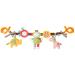 Fehn stroller chain toy Safari - Baby Mobile Chain with cute characters to hang up on strollers baby seats or cot - strollers accessories for babies and children from 0+ months