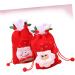 KOMBIUDA 2pcs Christmas Favor Bag Christmas Bag Candy Bag for Christmas Bag Portable Apple Bag Child - Buy Online on SooperMarket.com