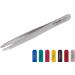 Faude Professional Tweezers for Precise Eyebrow Plucking - Stainless Steel & Silk Touch Coated | Perfect for Fine Hairs & Ingrown Hair - Buy Online on SooperMarket.com
