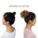 Buy Affordable Soft Wavy Hair Extensions - 2pcs 50g Hair Ties in Hellbraun & Ashblond for Natural Thickening Updos - Buy Online on SooperMarket.com