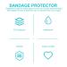 Doitool Blue Sleeve Protectors - Reusable Waterproof Cast Covers for Shower Arm - Wound Bandage Protector - 3 Pack - Buy Online on SooperMarket.com